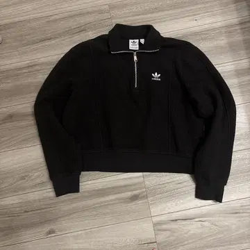 adidas 블랙 집업 트레이닝복 M