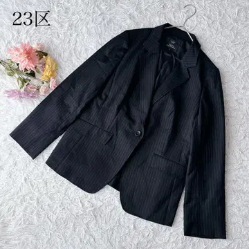 [ 3L ] 23구 테일러드 자켓 빅 사이즈 스트라이프 고급 비즈니스