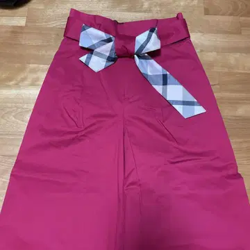 블루 레이블 크레스트브릿지 와이드 팬츠 38 핑크