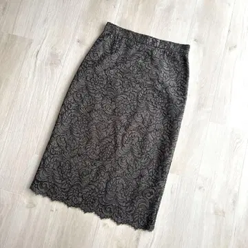 Demi-Luxe BEAMS 코드 레이스 타이트 스커트
