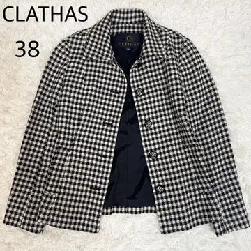 CLATHAS (클레이서스) 울 자켓 일본제 로고 버튼 38 M