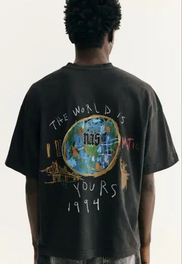 NAS T셔츠 L 사이즈 새상품 1994 Illmatic H&M