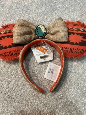 택 포함 새상품 홍콩 디즈니 모아나 머리띠 프린세스