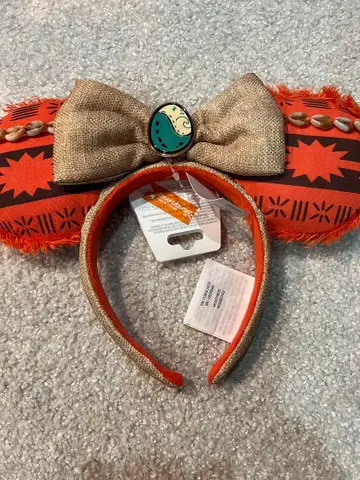 택 포함 새상품 홍콩 디즈니 모아나 머리띠 프린세스