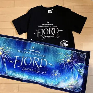 Mrs. GREEN APPLE FJORD 10주년 기념 T셔츠 타월 세트