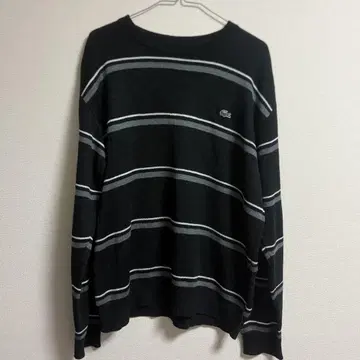 Lacoste 보더 니트