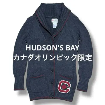 허드슨 베이 캐나다 올림픽 한정판 디자인 가디건 단종품