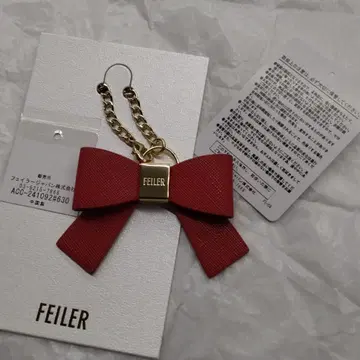 미사용 새상품 FEILER 페이러 리본 로고 참