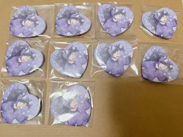 닌타마 란타로 쿠쿠치  난자타운 하트 캔뱃지 네코야시키 1