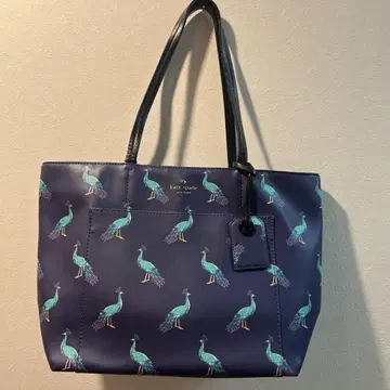 새상품급 kate spade 공작 패턴 토트백