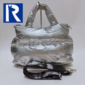 [ ROOTOTE ] 새상품급 실버 2way 숄더백 토트