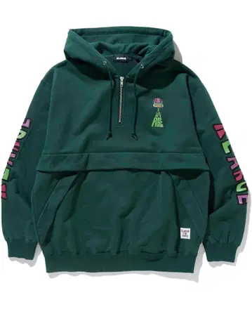 XLARGE 후드티 TIM COMIX ANORAK SWEATSHIRT