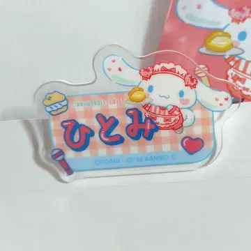[ 새상품급 ] =LOVE 이코러브 타카마츠 히토미 아크릴 네임 배지