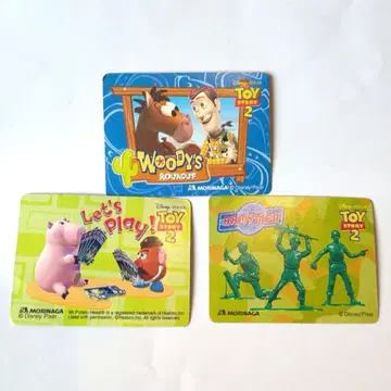 토이 스토리2 캐릭터 카드 3장 레어 모리나가 덤 PIXAR