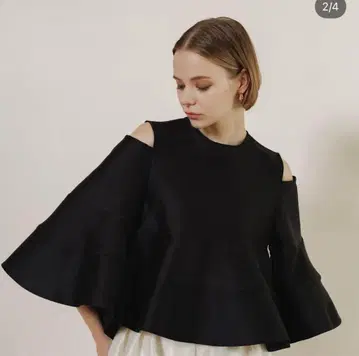 heve 컷오프 실키 블랙 프리 사이즈