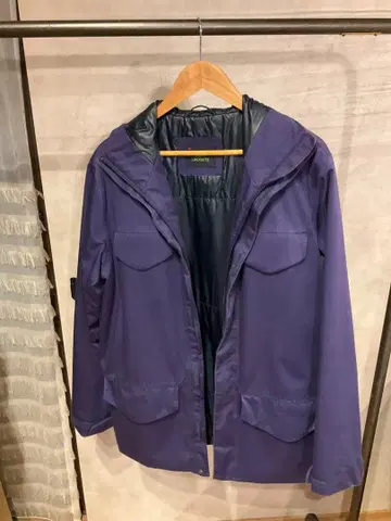 LACOSTE 후드 부착 코트