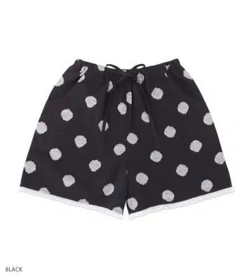KATIE MISS DOTTIE 도트 숏팬츠 프리 사이즈 블랙