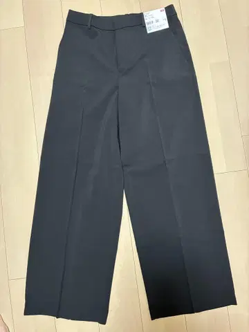 [ 미착용 새상품 ] UNIQLO 유니클로 감동 와이드 팬츠 긴 길이