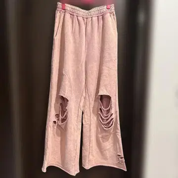 JEANASSIS 핑크 와이드 팬츠