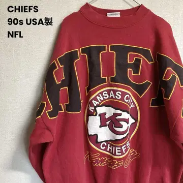 90s USA NFL 캔자스시티 치프스 맨투맨