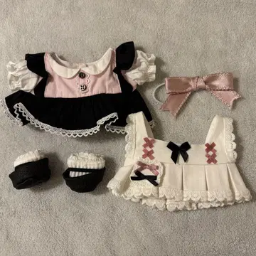 20cm 봉제 인형 의류 무속성 목화 인형 dreamy ribbon