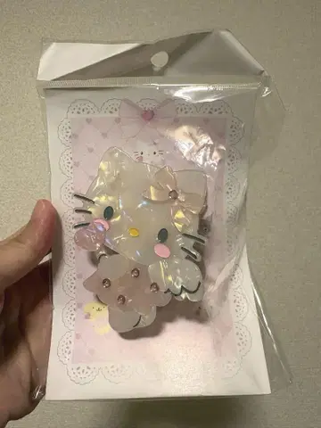 헬로키티 헤어 클립