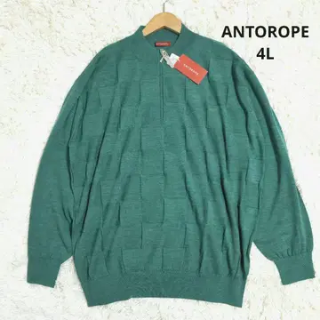새상품 ANTOROPE 아트로페 하프 지퍼 니트 4L 빅 사이즈