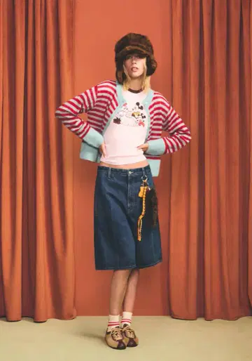 ZARA 디즈니 해리 램버트 스트라이프 니트 가디건 M 택 포함 새상품