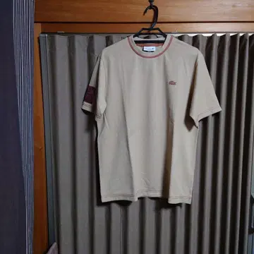 미사용 남성용 라코스테 슬리브 네임 패치 카노코지 T셔츠