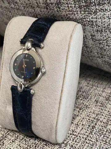 RADO 아날로그 손목시계 네이비