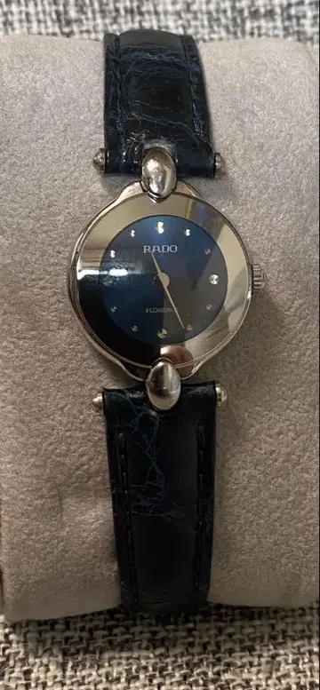 RADO 아날로그 손목시계 네이비