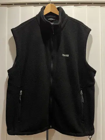 700fill 플리스 베스트 2XL 블랙