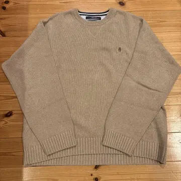 [ 가격 인하 ] tommy hilfiger 니트 스웨터 브라운 XL