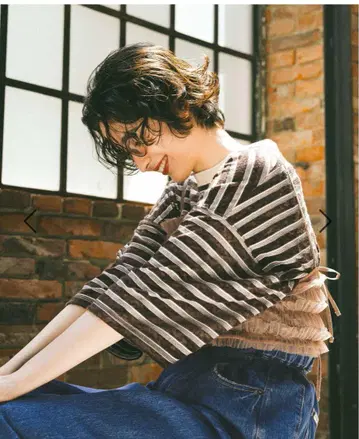 벨로아 보더 빅 T셔츠