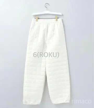6(ROKU) QUILTED 팬츠