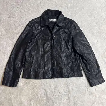 고급 라무 가죽 숏 자켓! jones new york