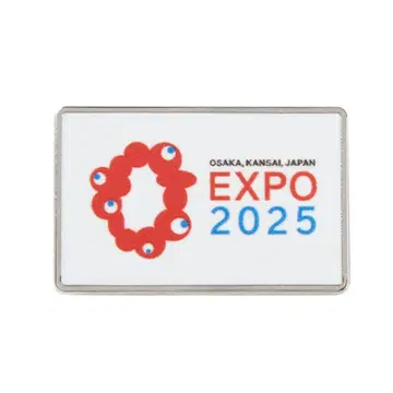 만박 EXPO2025 핀 배지 로고 마크 요코