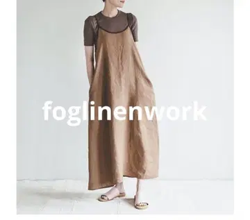 foglinenwork* 파이퍼 슬립 드레스 원피스 비스큐이