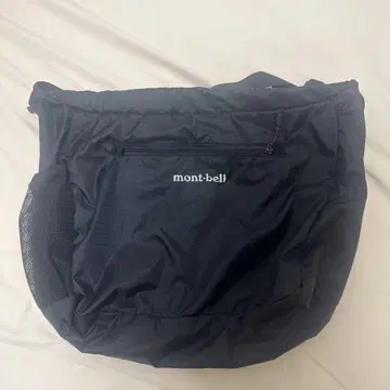 mont-bell 포켓 라이트 숄더백 M 블랙