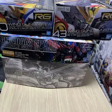 W 건담 시리즈 세트 RG 1/144 건담 프라모델 세트