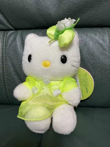 레트로 헬로키티 봉제 인형 마스코트 페이퍼 택 포함