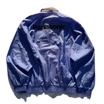 [ 90s ] 파나소닉 화왕 기업 로고 나일론 자켓 퍼플