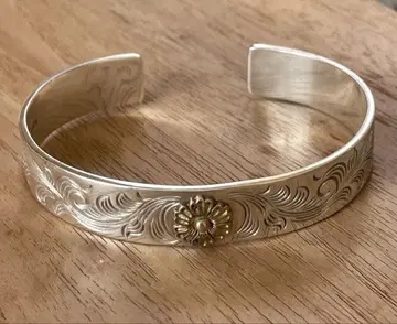 blatto 925 실버 뱅글 수제 아라베스크