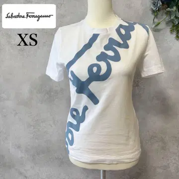 Salvatore Ferragamo 반팔 T셔츠 로고 셔츠 여성용