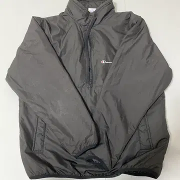 Champion 블랙 풀오버 S