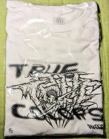 HIKAGE TRUE COLORS 투어 한정판 T셔츠 화이트 XL