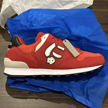 [ 미사용 새상품 ]  SANGACIO 빨간색 스니커즈 27.5cm