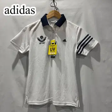 택 포함 새상품 미사용품 adidas 아디다스 골프 피케 셔츠 여성용