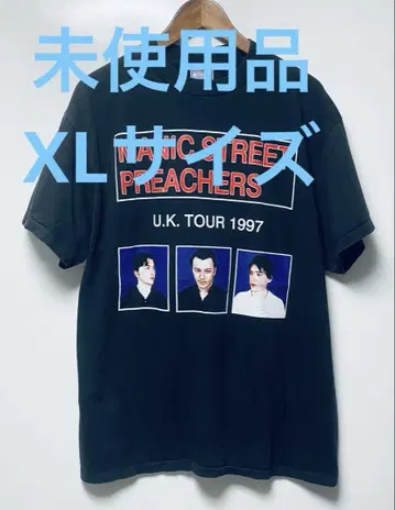 미사용품 MANIC STREET PREACHERS S/S 티셔츠 USA제