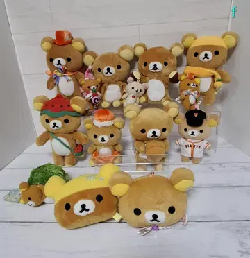 리락쿠마 봉제 인형 마스코트 세트